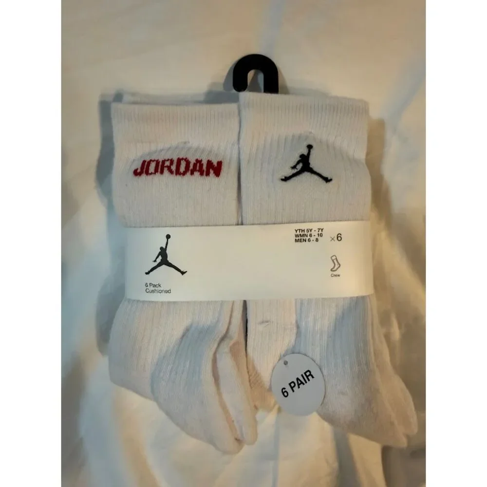 NBA Official Crew Socks Basketball Multi 6 Pack youth 5-7
